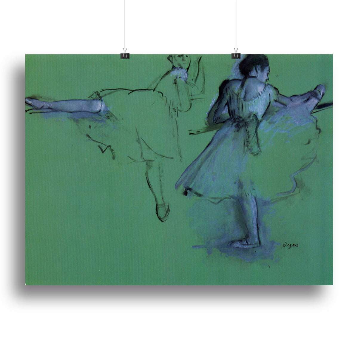 Dancers at the bar 2 by Degas Poster - Unframed