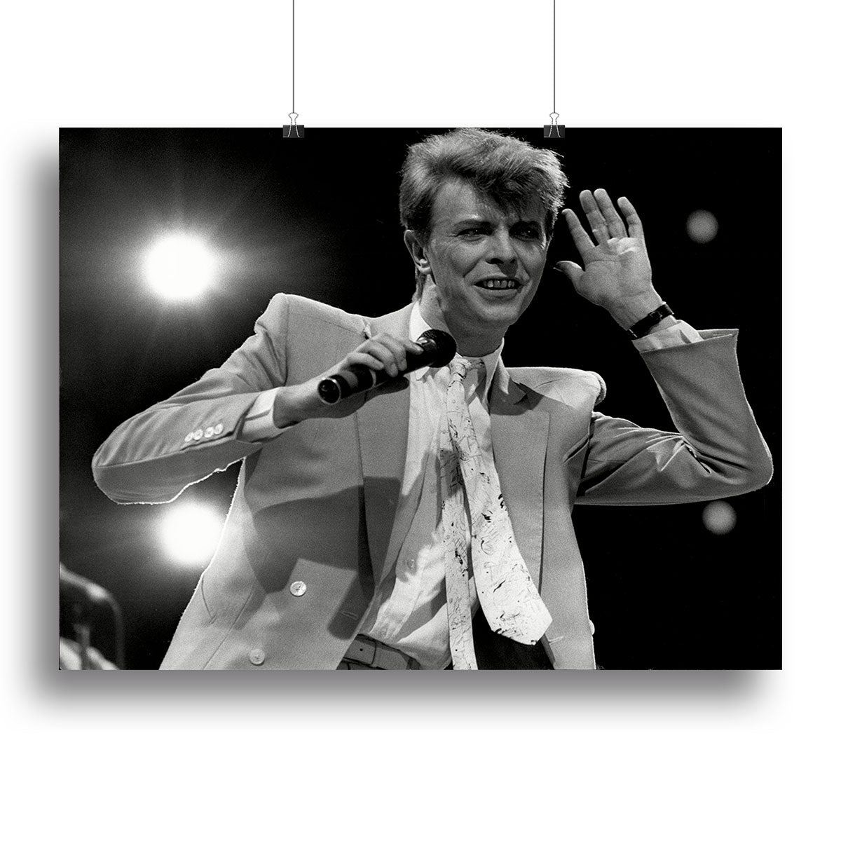 David Bowie in concert Poster - Unframed