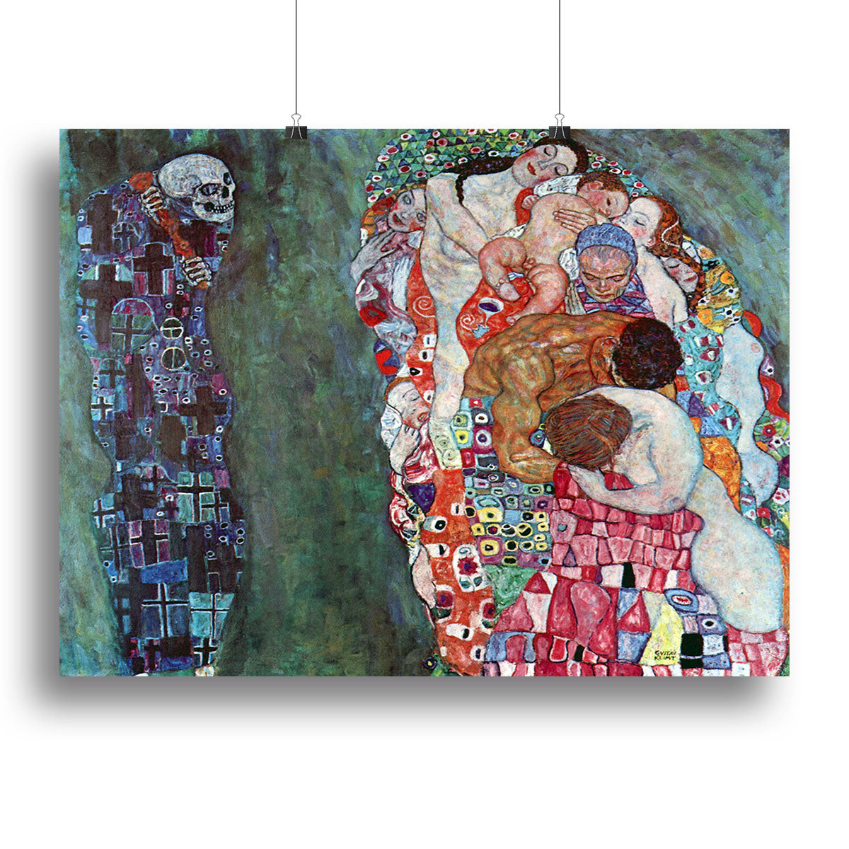 Death and Life by Klimt Poster - Unframed