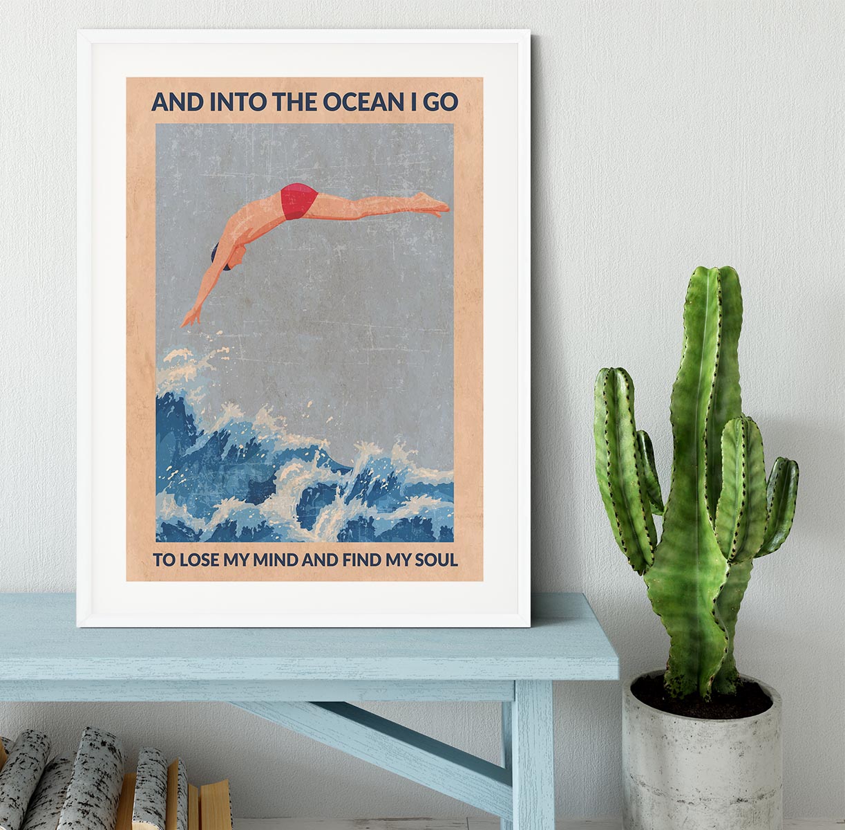 Diver Guy Framed Print - 1x - 5