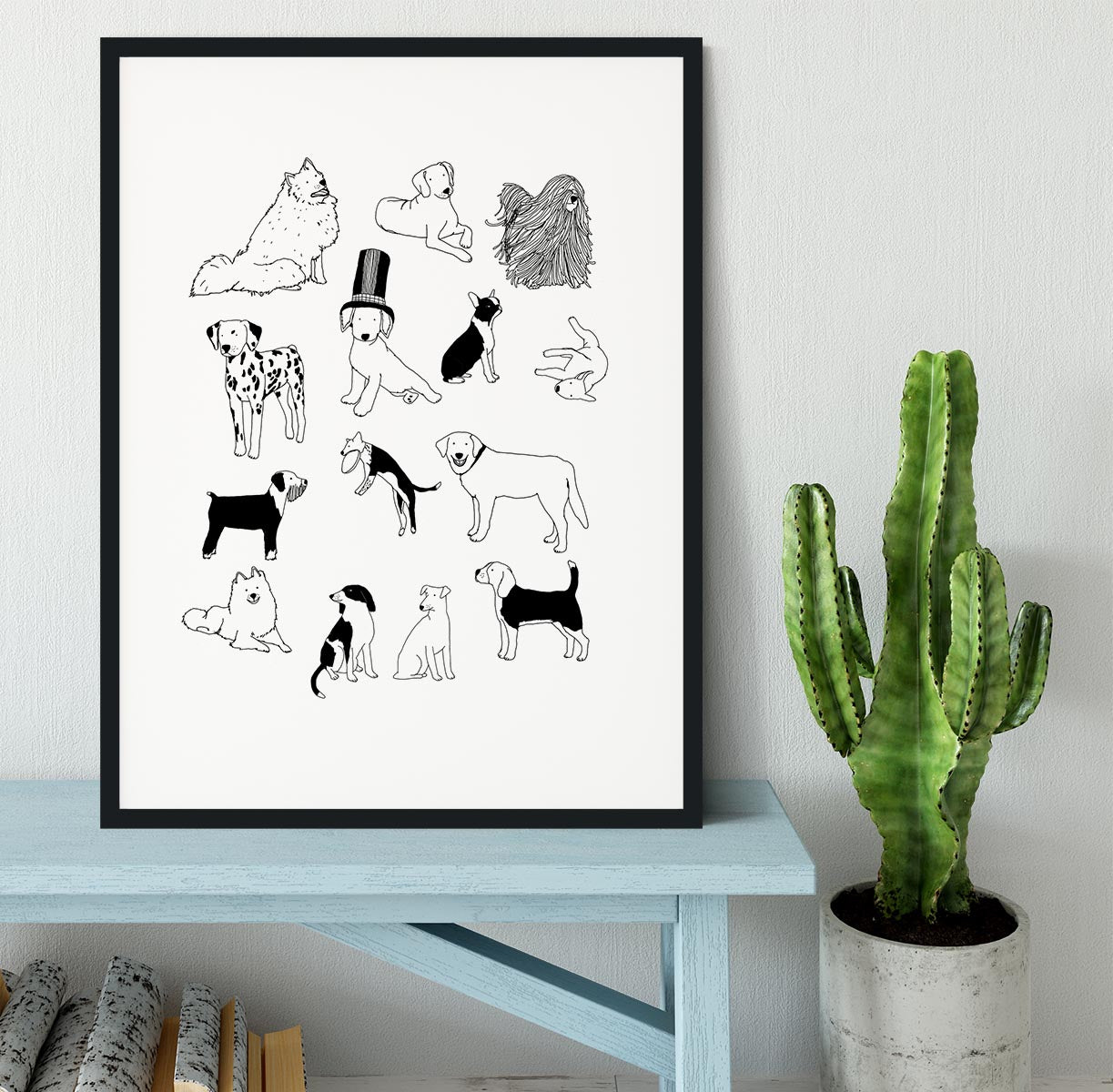 Dogs Framed Print - 1x - 1