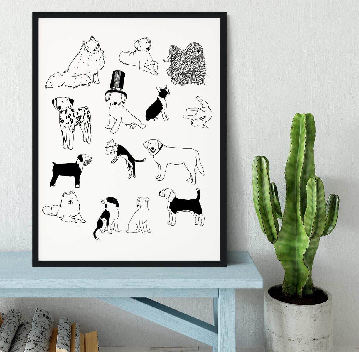 Dogs Framed Print - 1x - 2