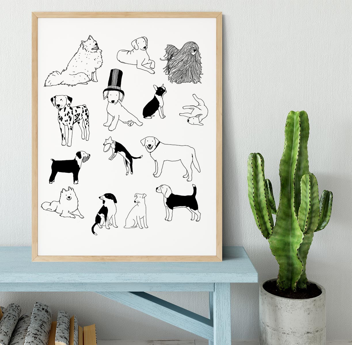 Dogs Framed Print - 1x - 4