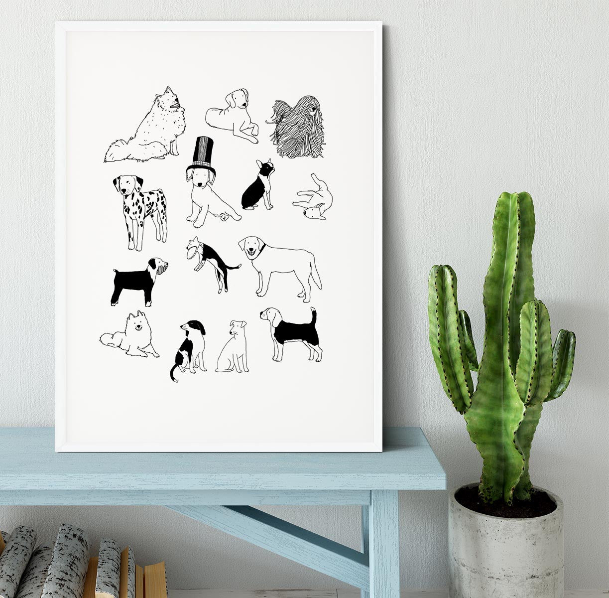 Dogs Framed Print - 1x - 5