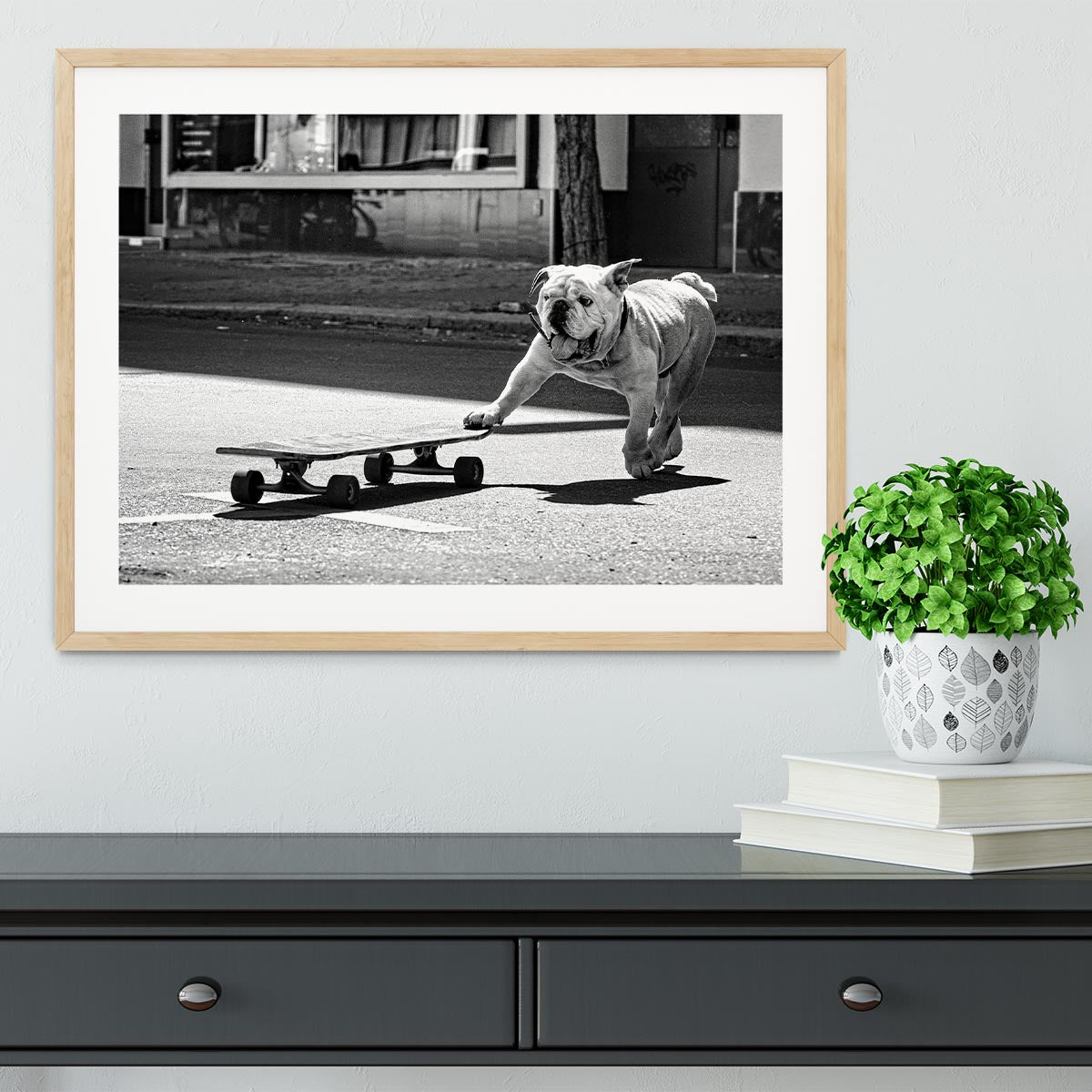 Dogs Just To Have Fun Framed Print - 1x - 3