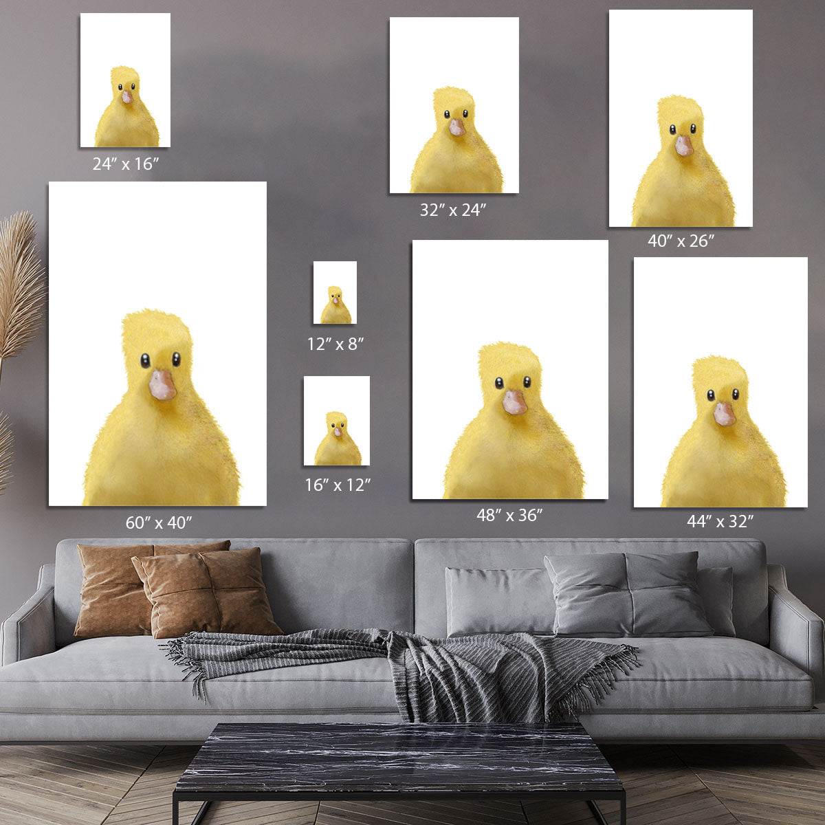 Duck Canvas Print or Poster - 1x - 7