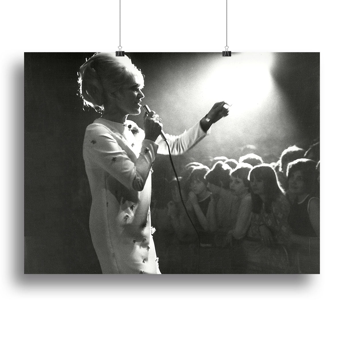 Dusty Springfield in the light Poster - Unframed