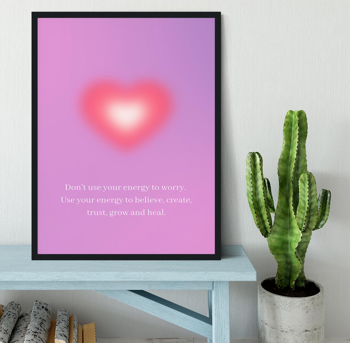 Encouragement Illumination Poster Framed Print - Canvas Art Rocks - 2