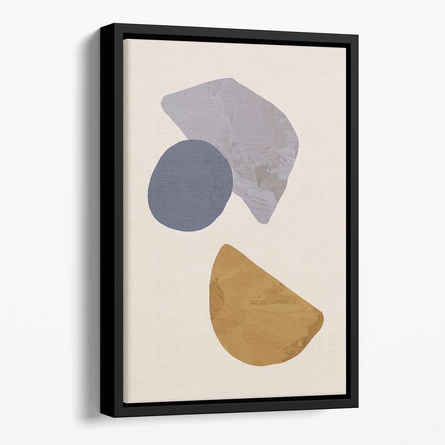 Falling Rocks Floating Framed Canvas - 1x - 1