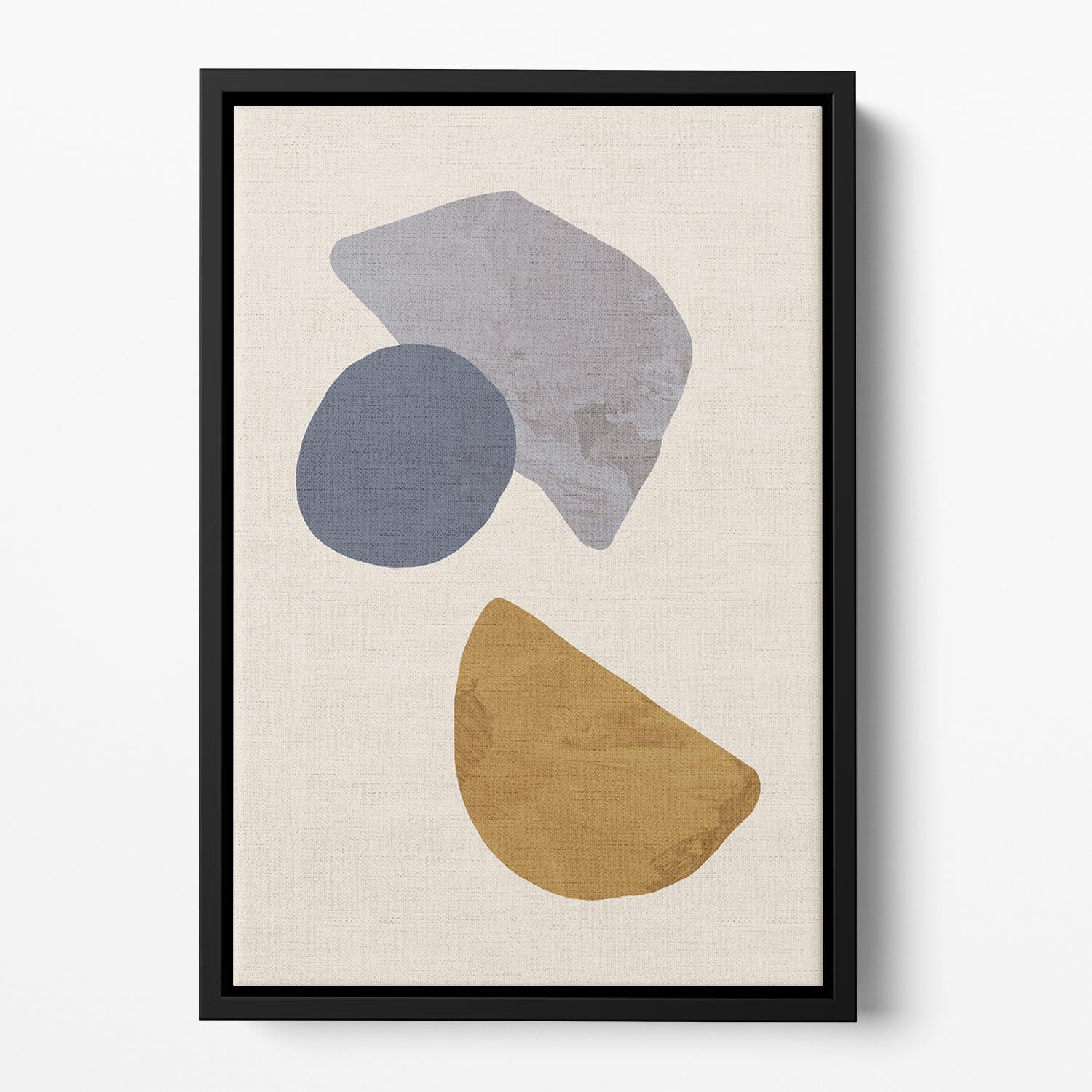 Falling Rocks Floating Framed Canvas - 1x - 2