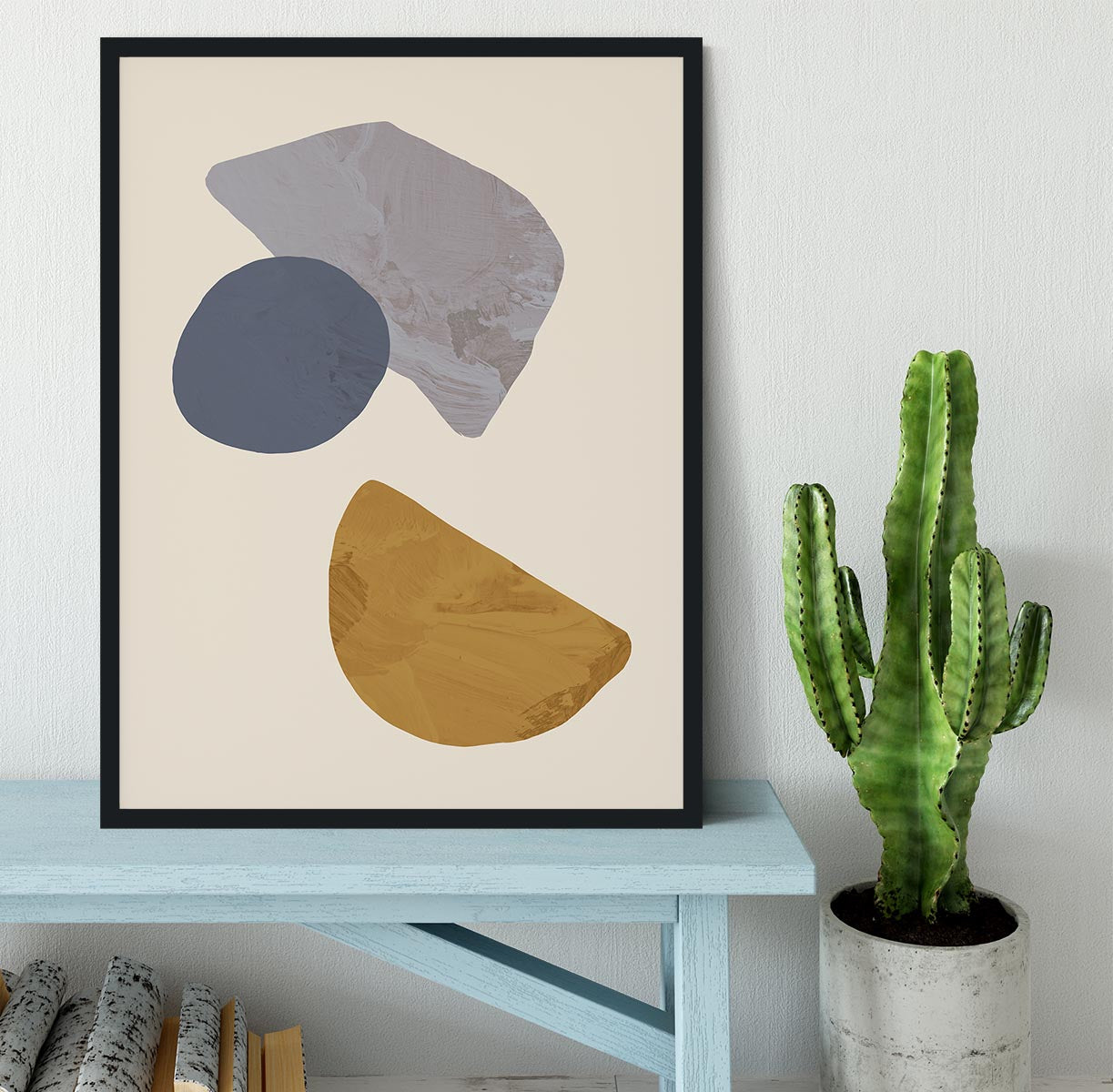 Falling Rocks Framed Print - 1x - 2