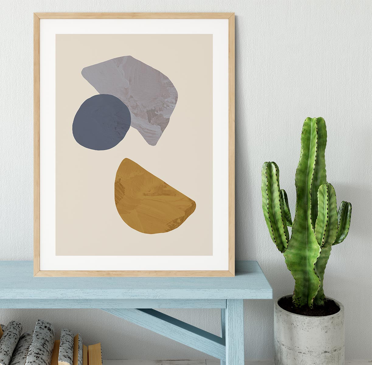 Falling Rocks Framed Print - 1x - 3