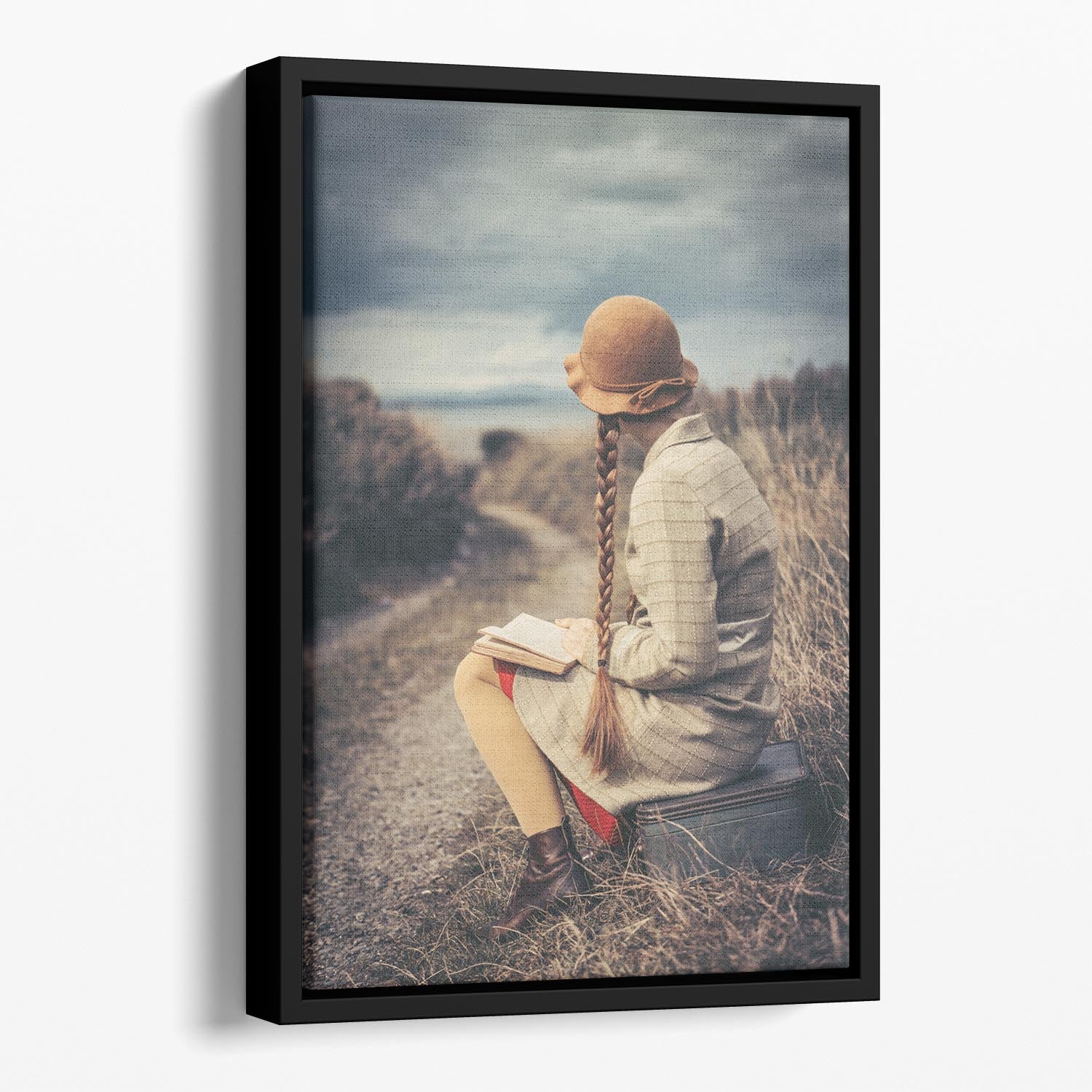 Far away Floating Framed Canvas - 1x - 1