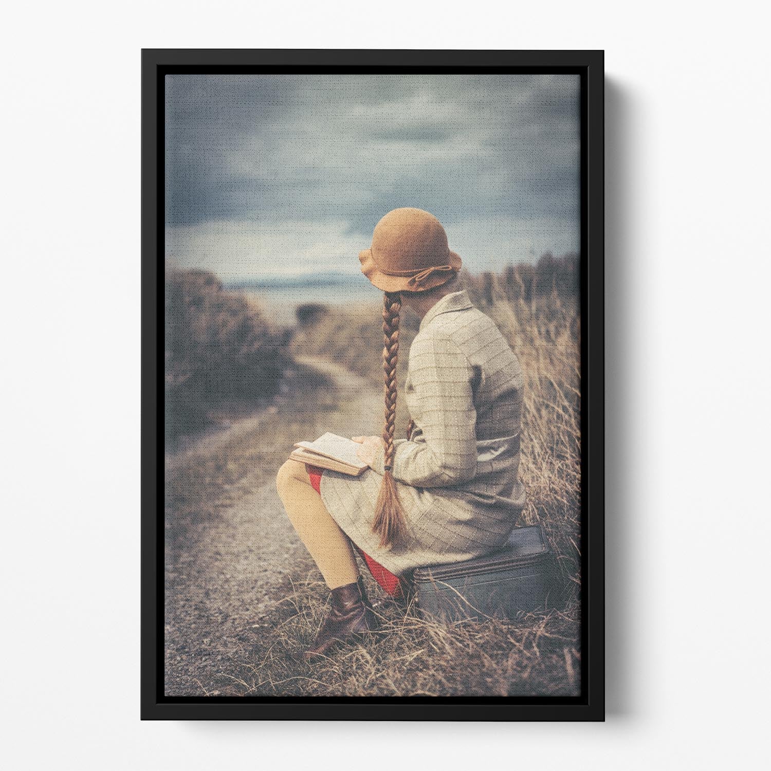 Far away Floating Framed Canvas - 1x - 2