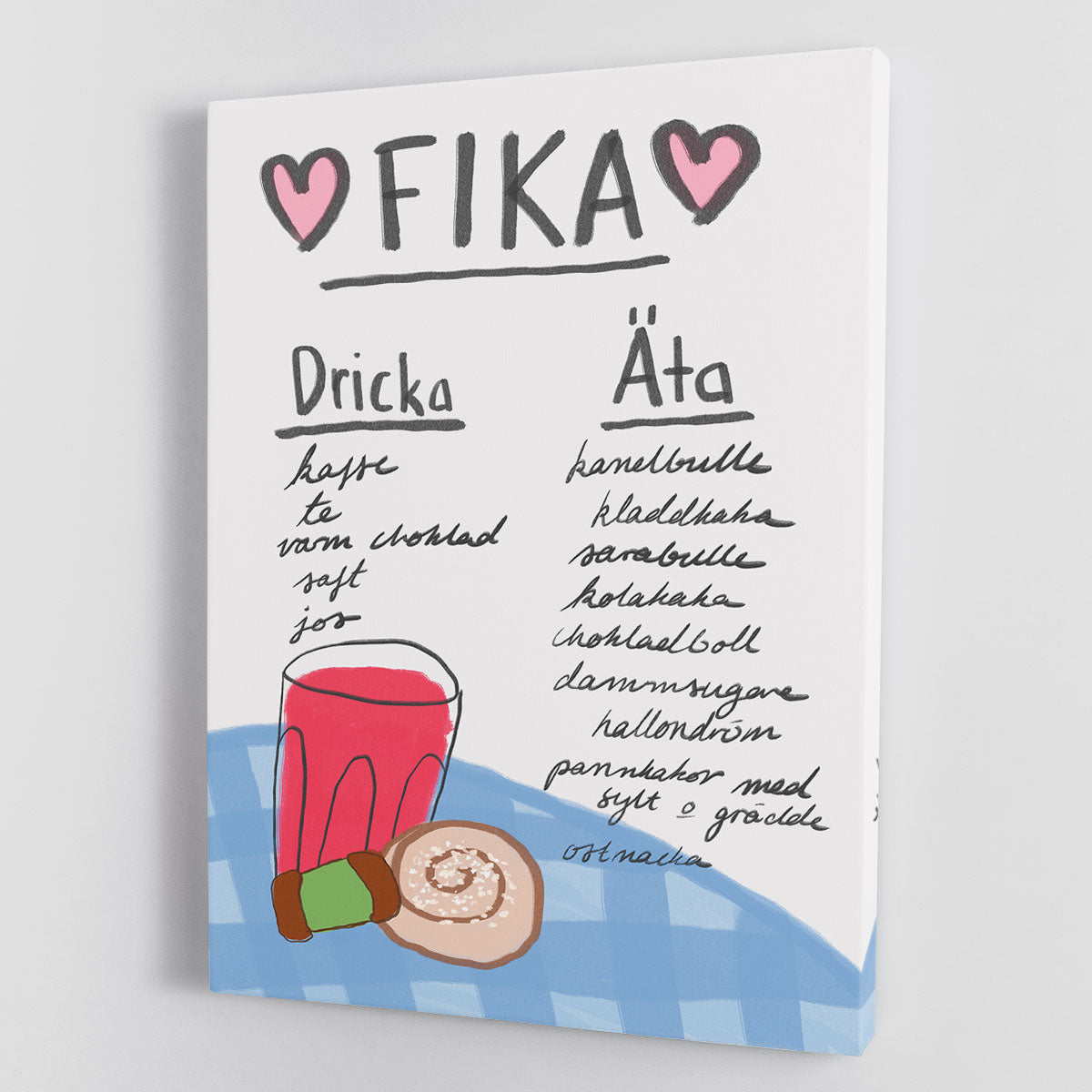 Fika Canvas Print or Poster - Canvas Art Rocks - 1