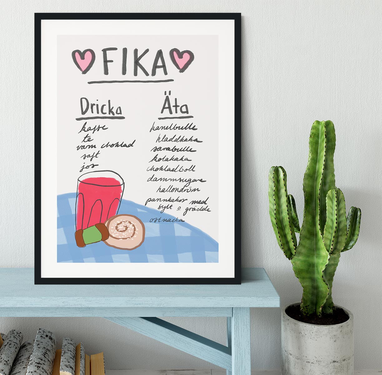 Fika Framed Print - Canvas Art Rocks - 1