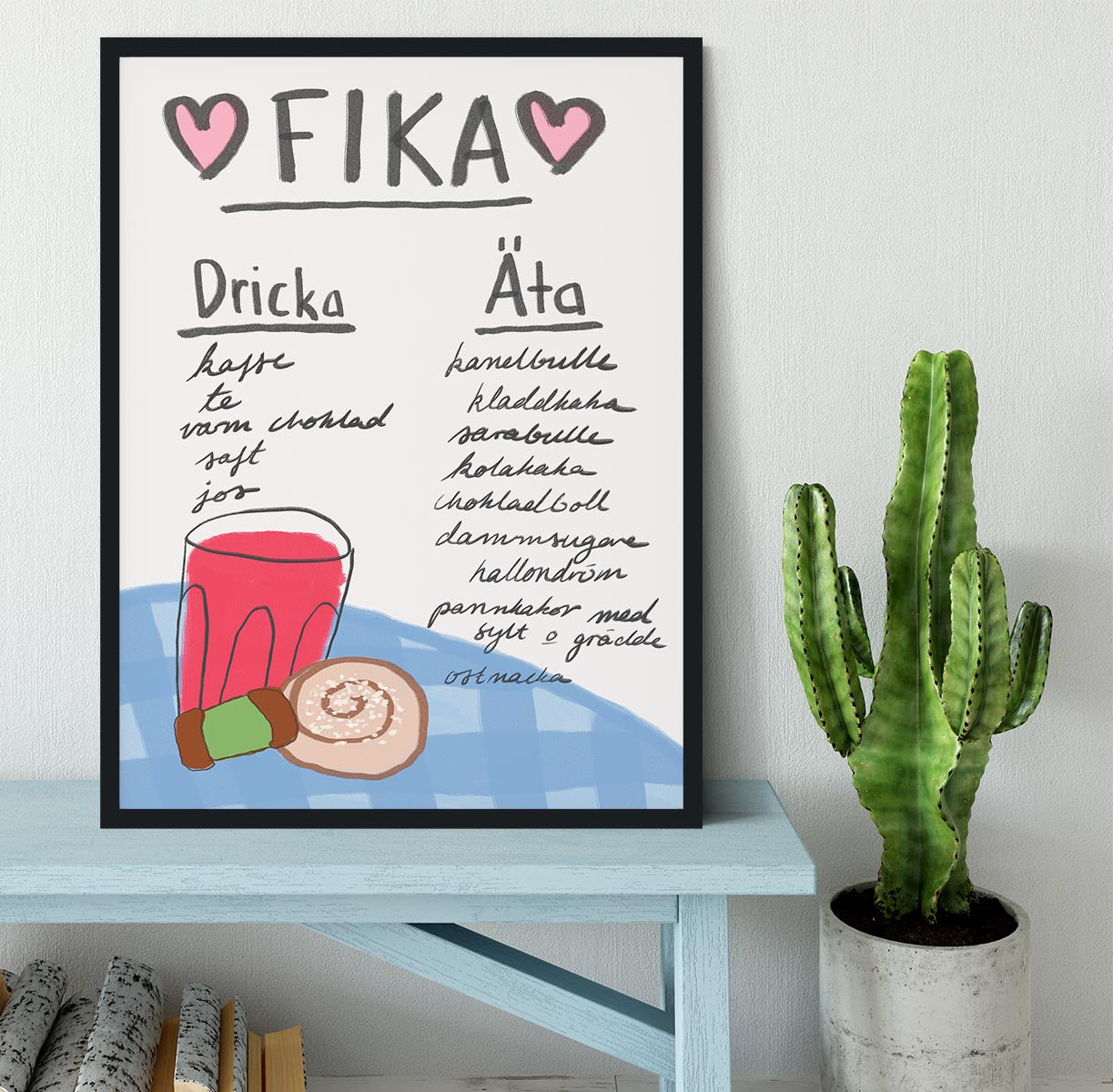 Fika Framed Print - Canvas Art Rocks - 2