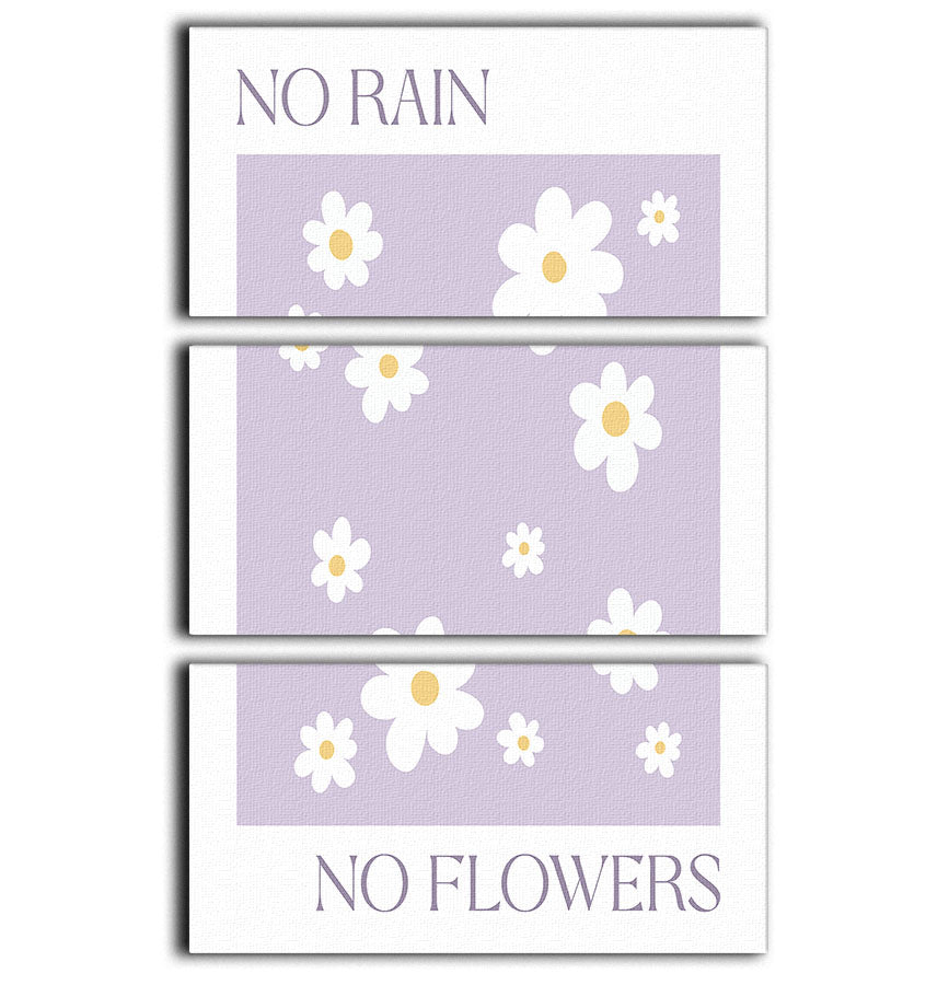 Flowers 3 Split Panel Canvas Print - Canvas Art Rocks - 1