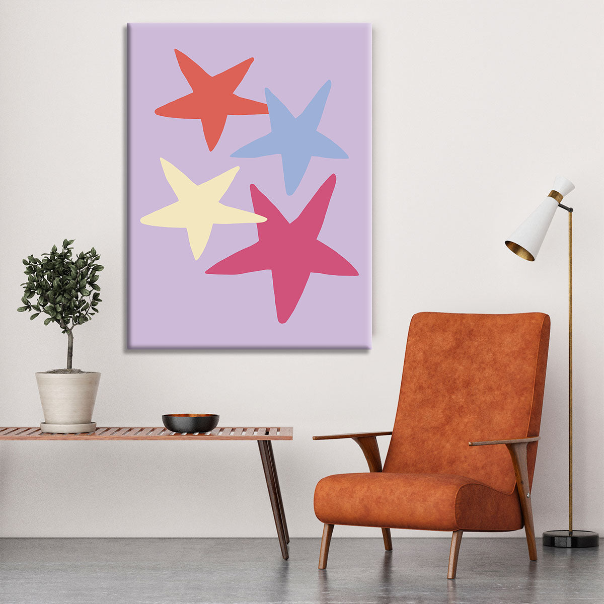 Four Stars Canvas Print or Poster - 1x - 6