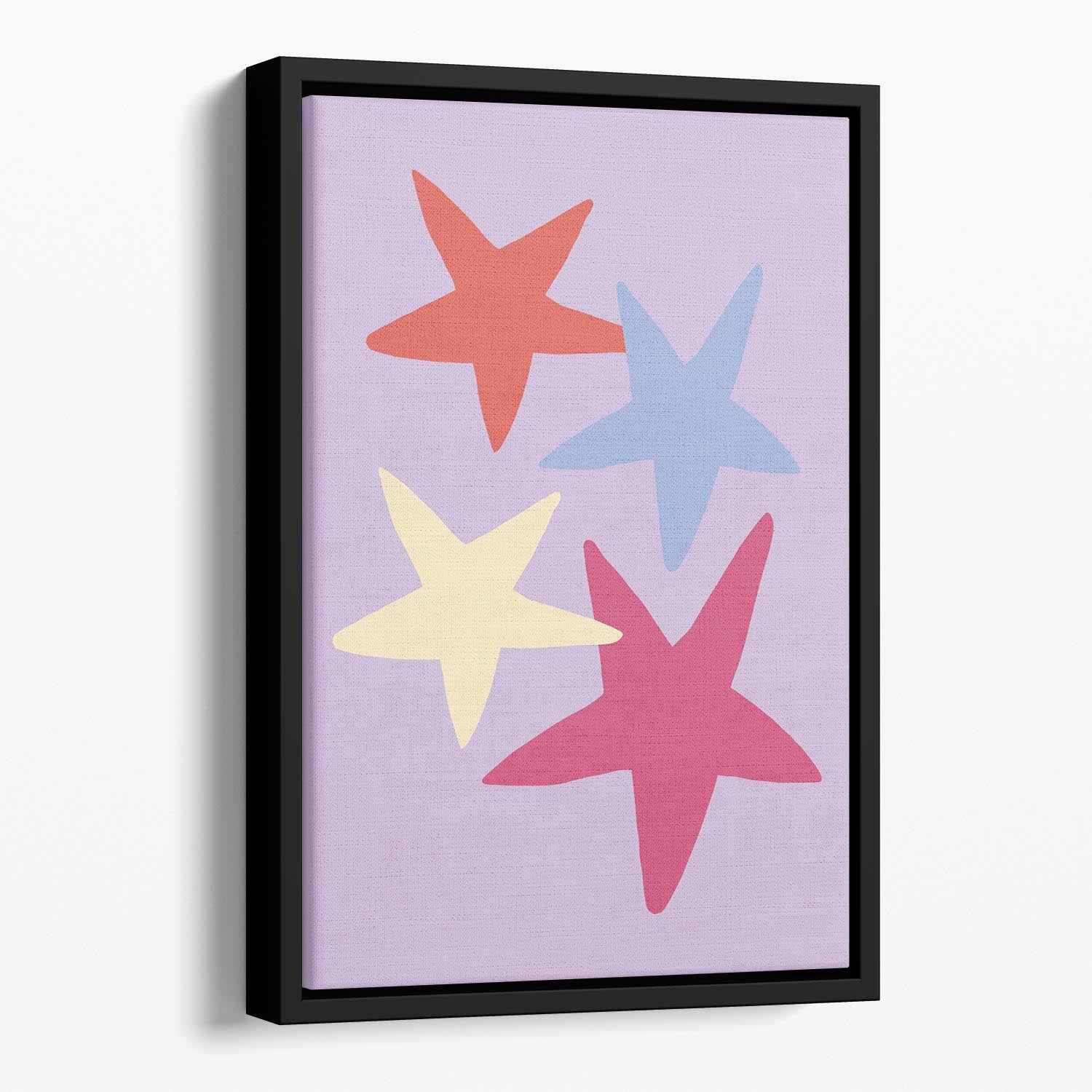 Four Stars Floating Framed Canvas - 1x - 1