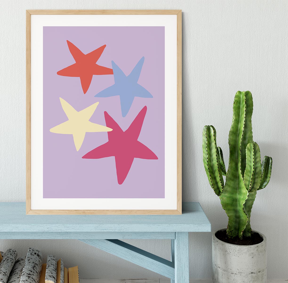 Four Stars Framed Print - 1x - 3