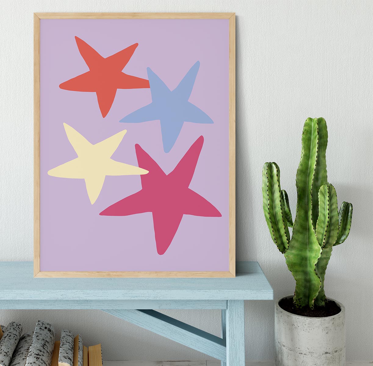 Four Stars Framed Print - 1x - 4