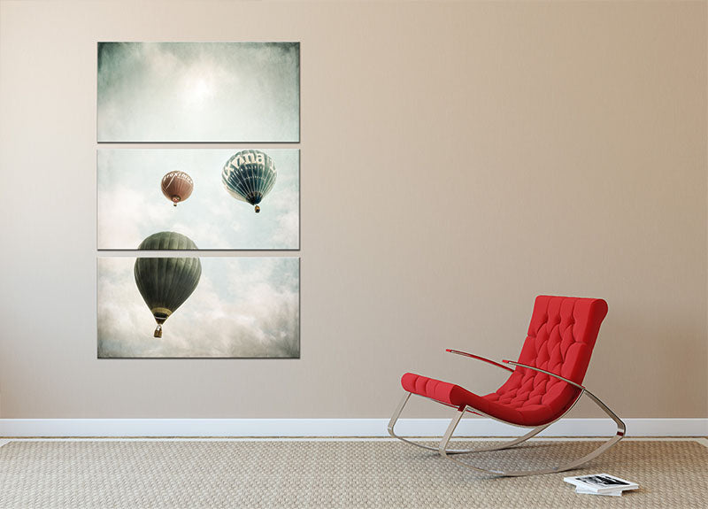 Freedom 3 Split Panel Canvas Print - 1x - 2