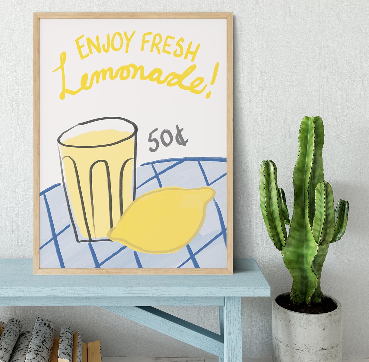 Fresh Lemonade Framed Print - Canvas Art Rocks - 4