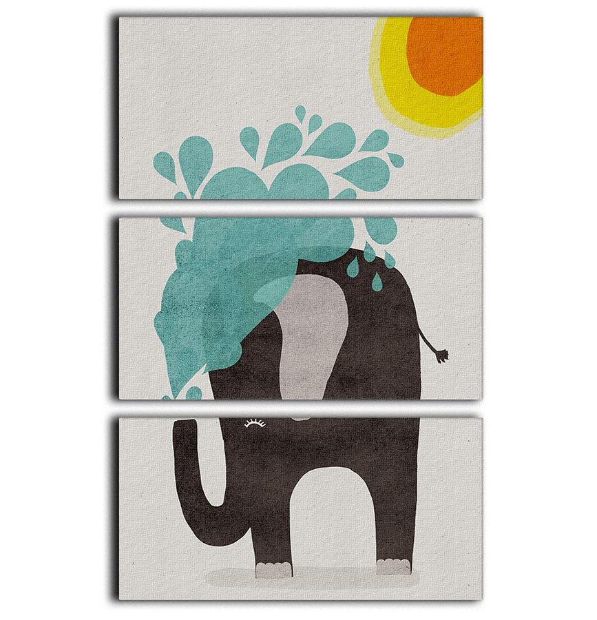 Funny elephant 3 Split Panel Canvas Print - 1x - 1