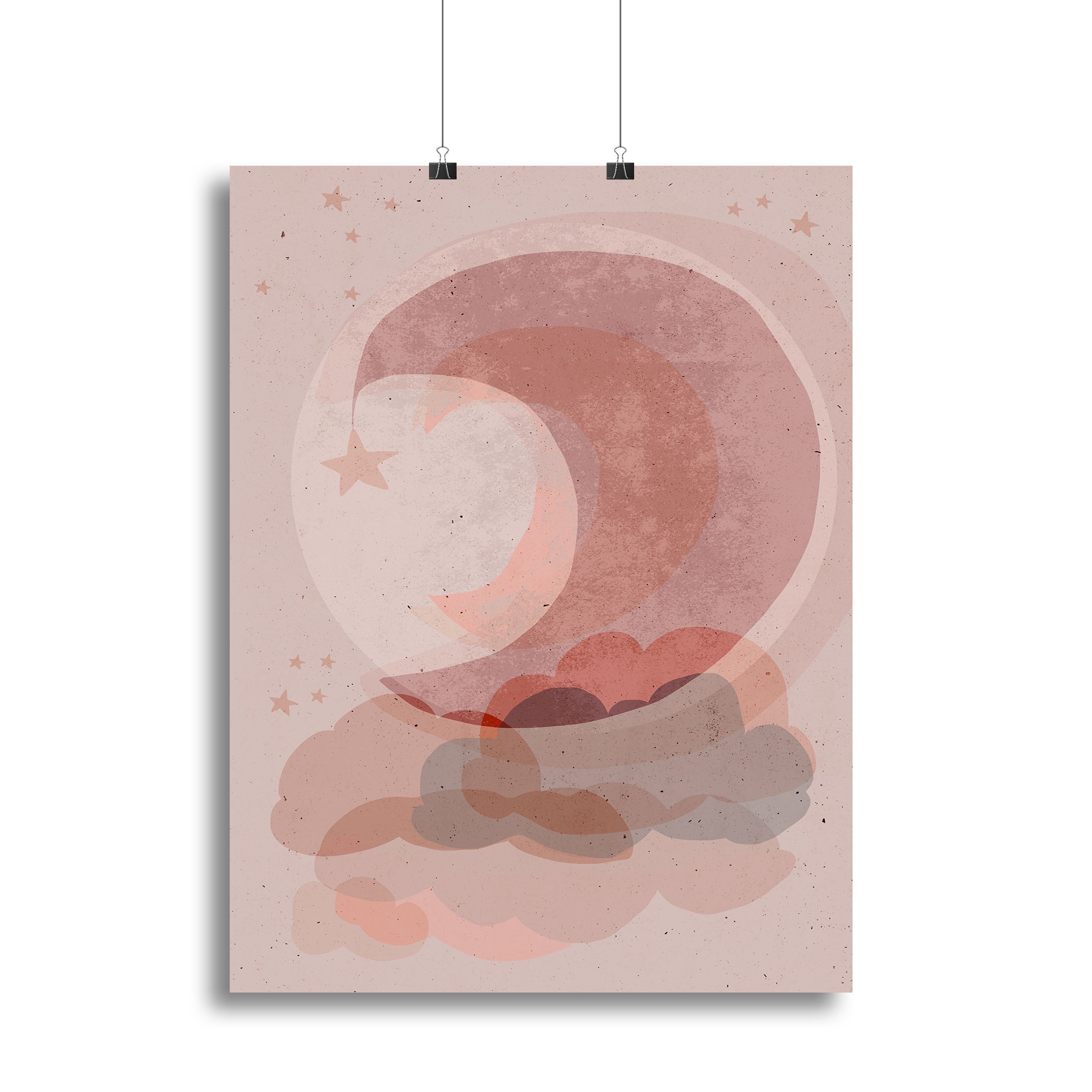 Gentle Moon Canvas Print or Poster - 1x - 2