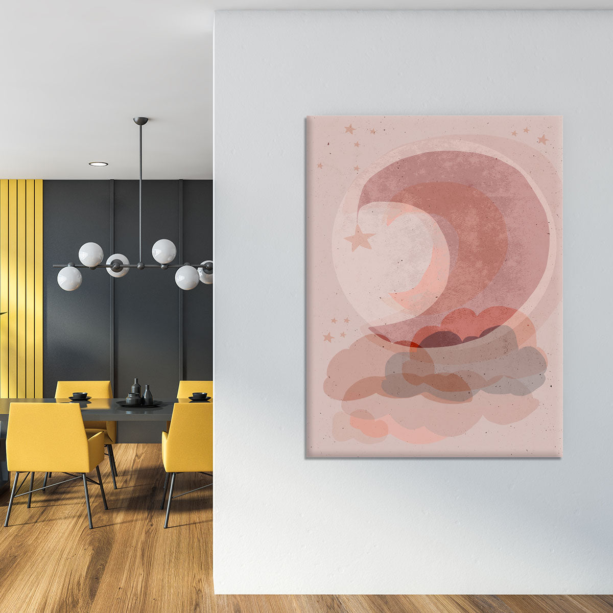 Gentle Moon Canvas Print or Poster - 1x - 4