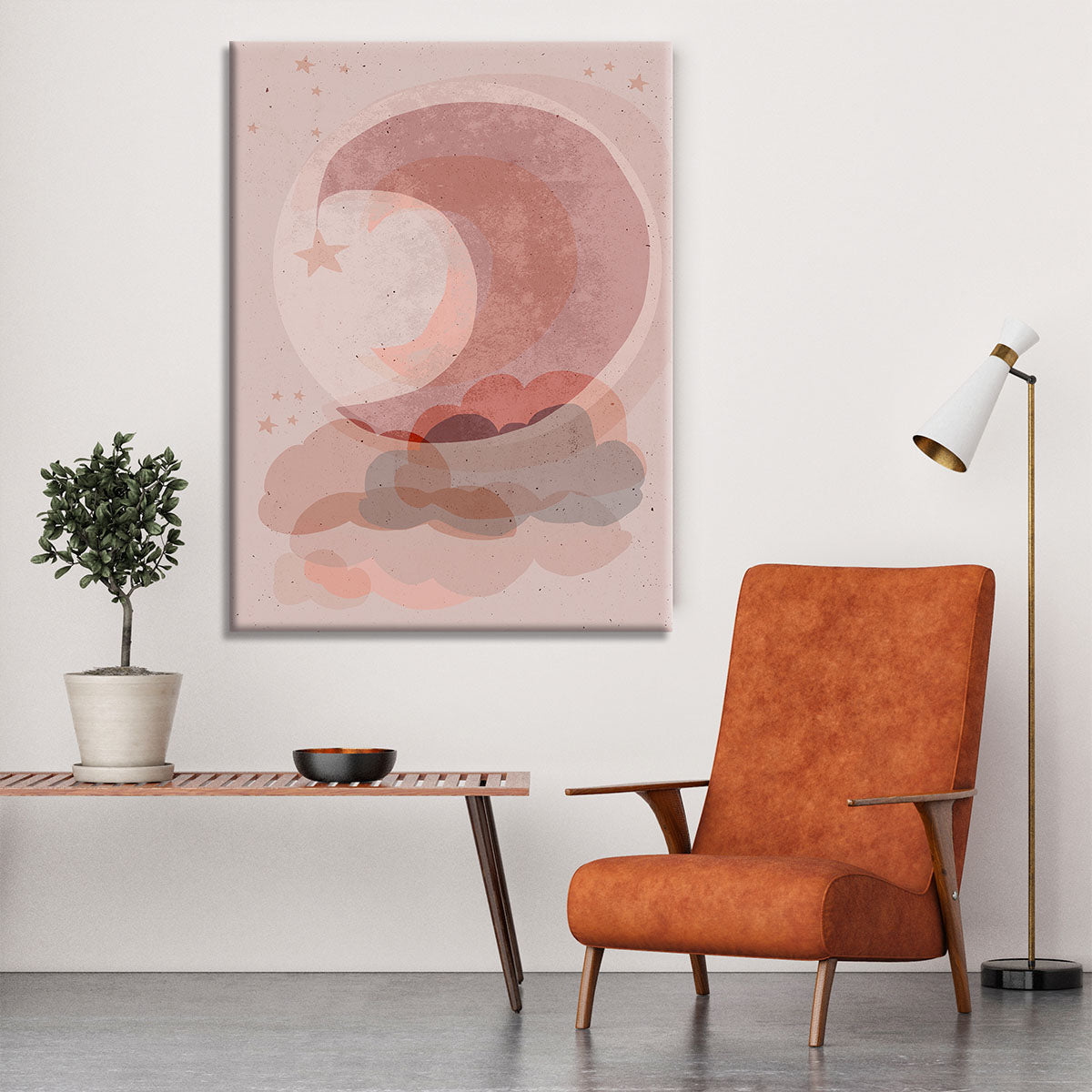 Gentle Moon Canvas Print or Poster - 1x - 6