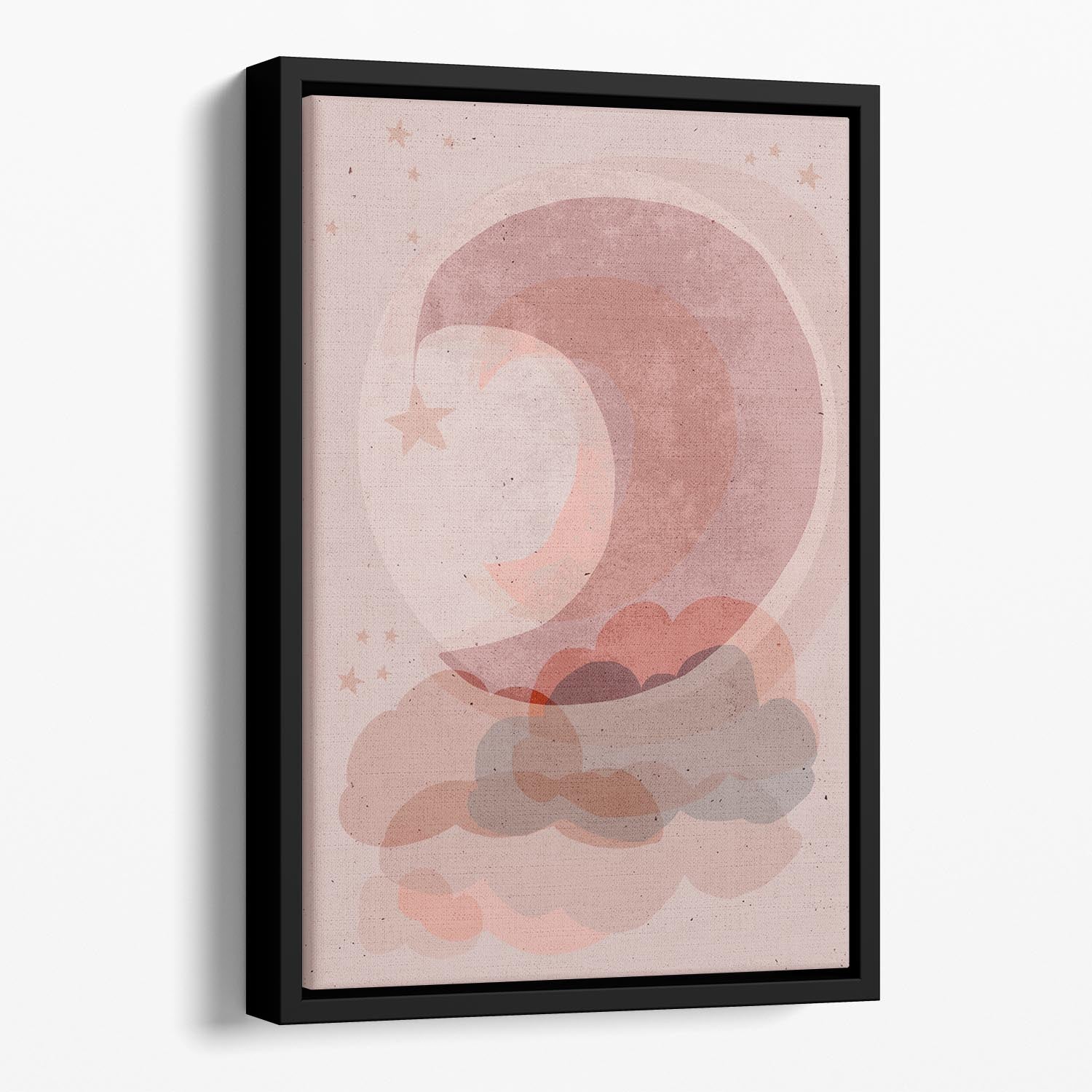 Gentle Moon Floating Framed Canvas - 1x - 1