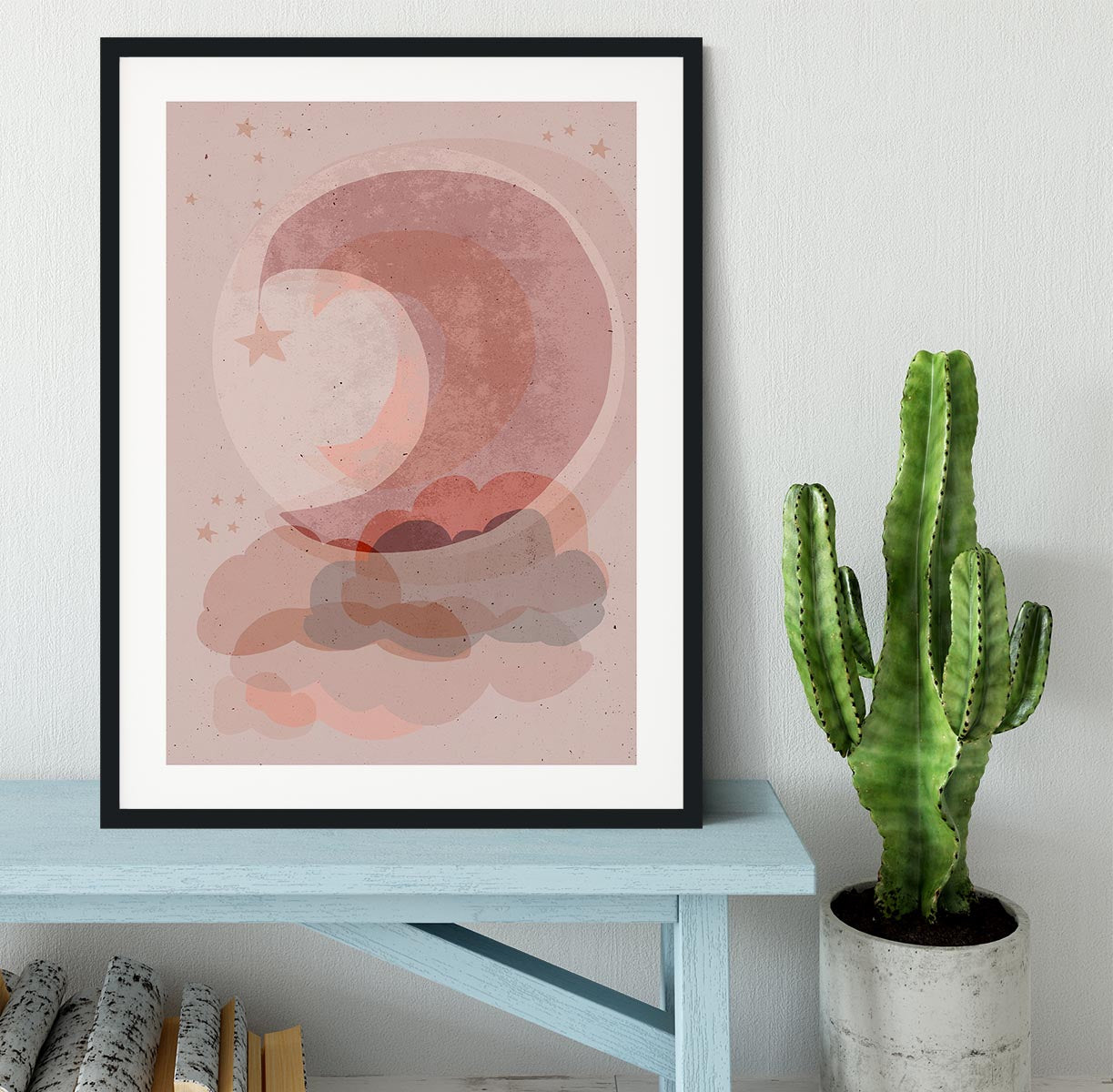 Gentle Moon Framed Print - 1x - 1