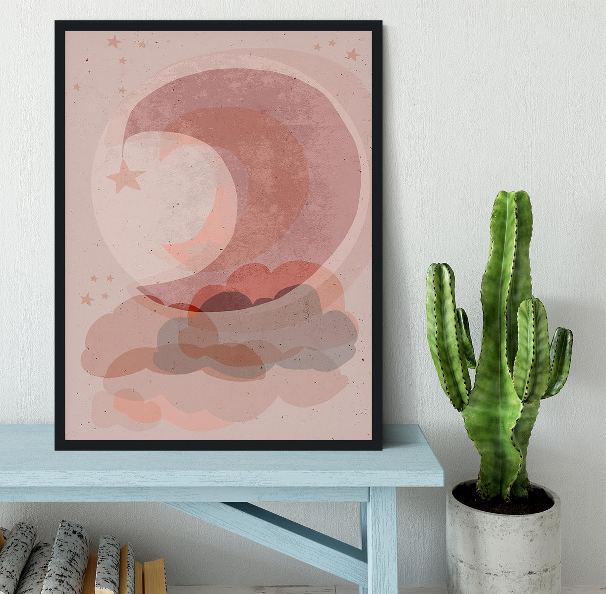 Gentle Moon Framed Print - 1x - 2