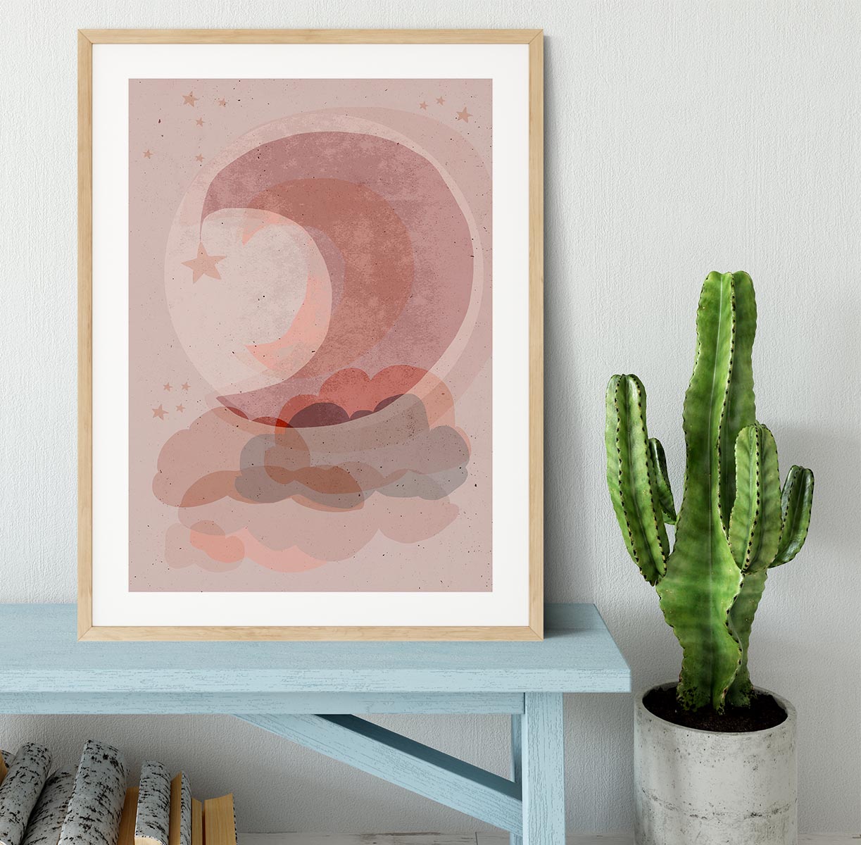 Gentle Moon Framed Print - 1x - 3