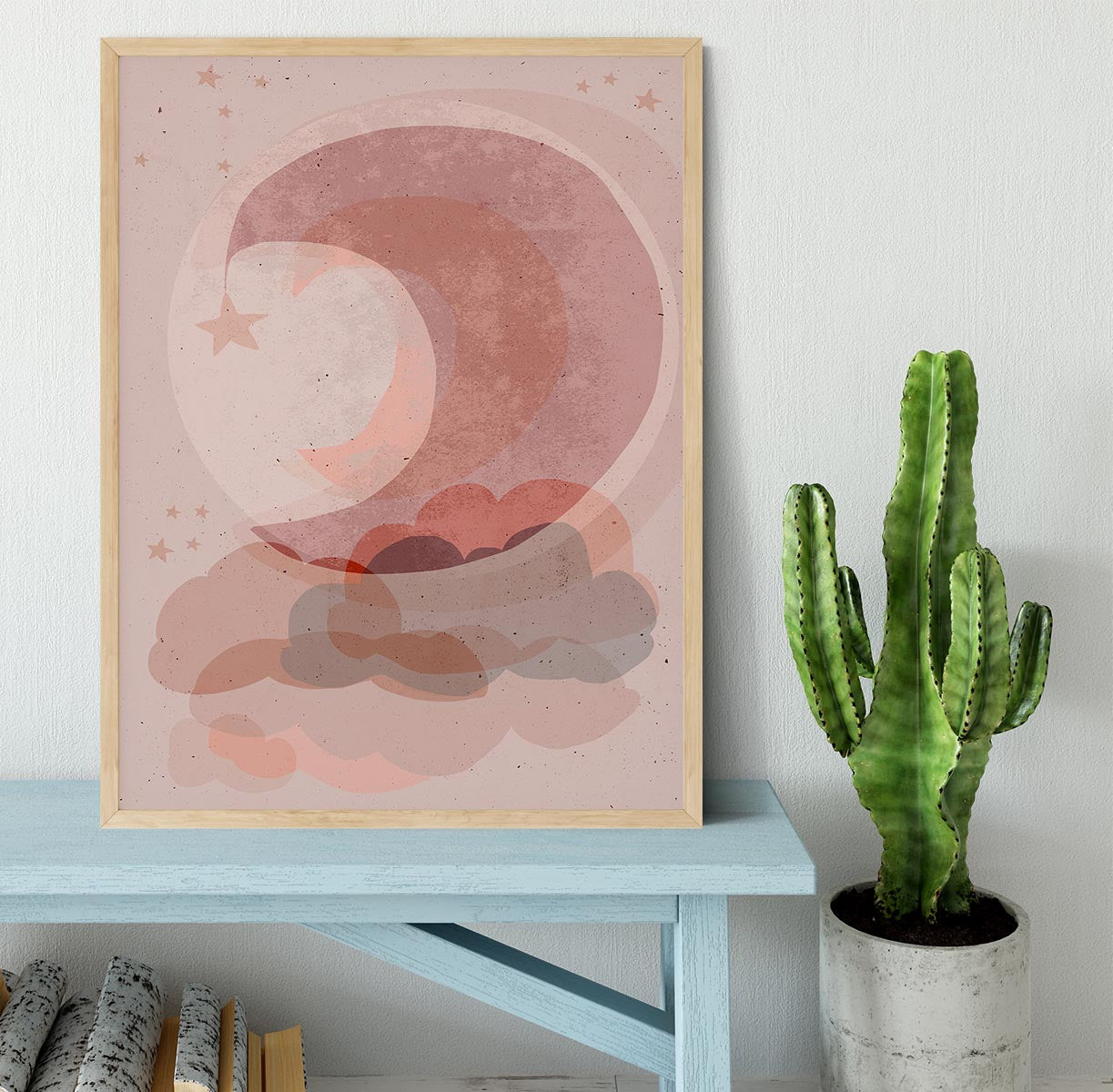 Gentle Moon Framed Print - 1x - 4