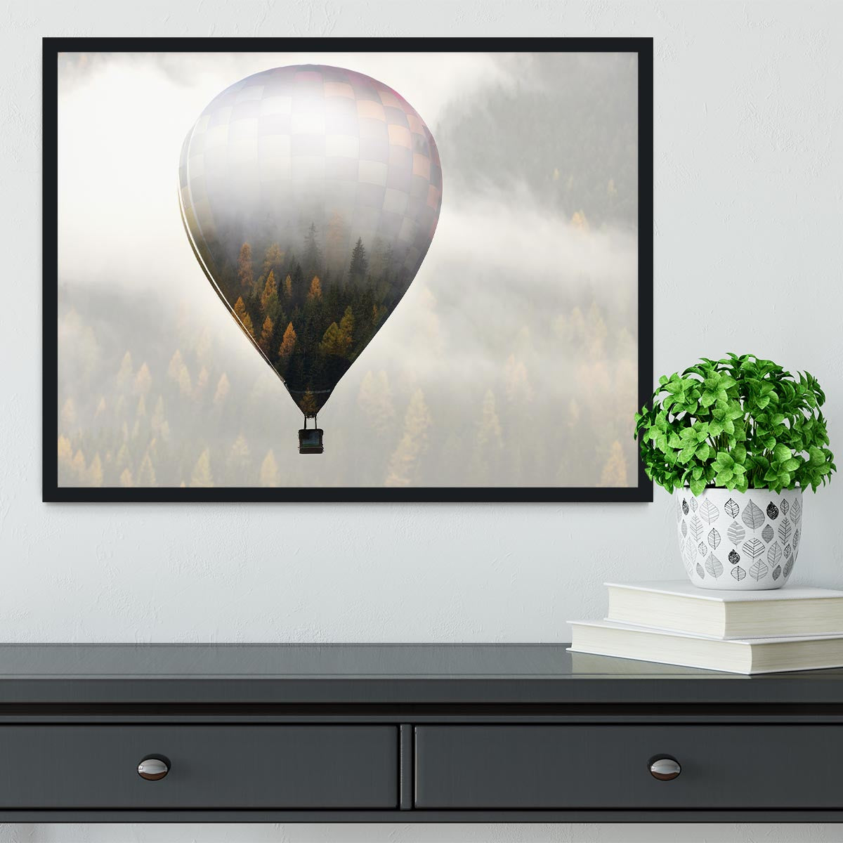 Get lost in the world Framed Print - 1x - 2