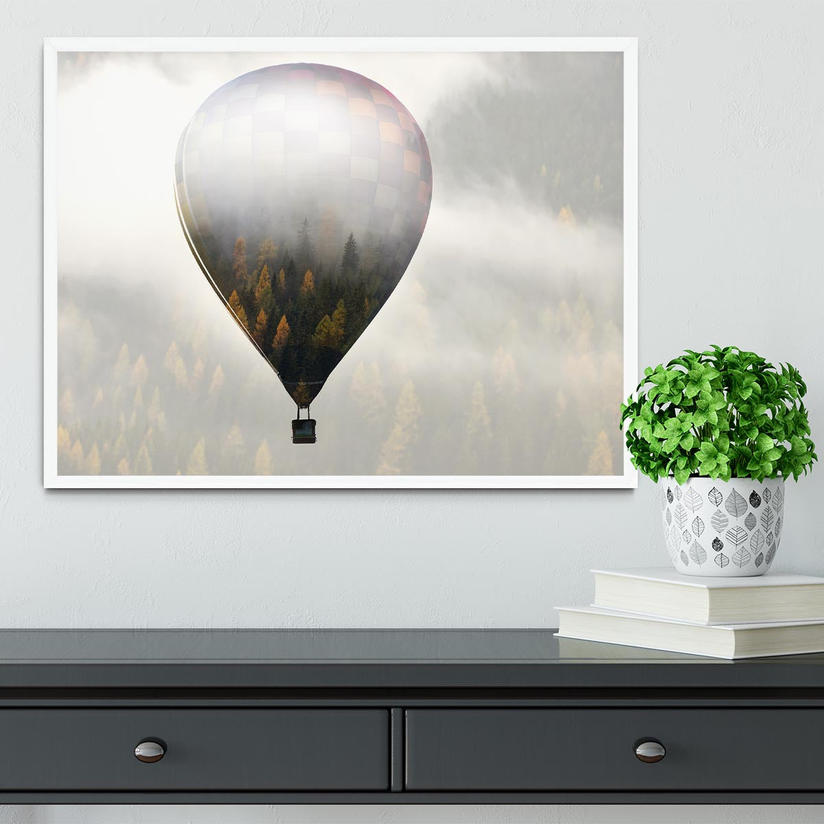 Get lost in the world Framed Print - 1x -6