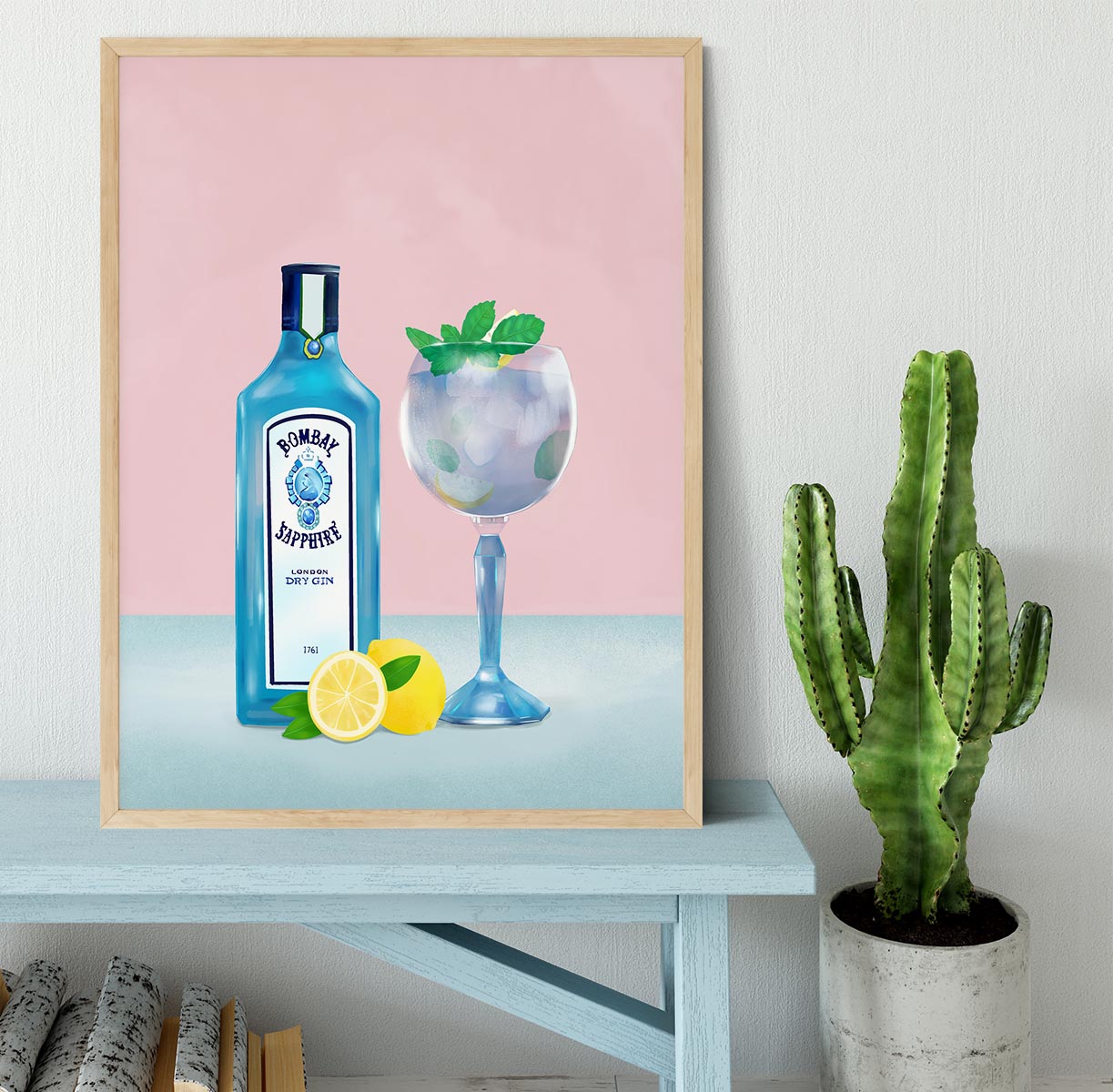 Gin Cocktail Framed Print - Canvas Art Rocks - 4