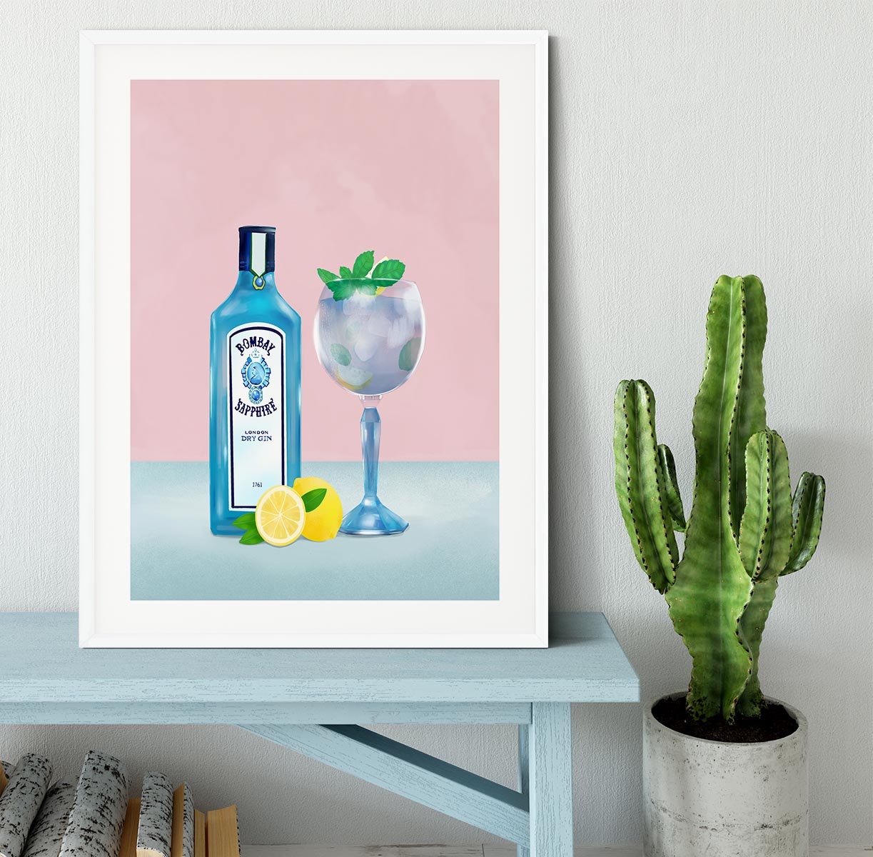 Gin Cocktail Framed Print - Canvas Art Rocks - 5