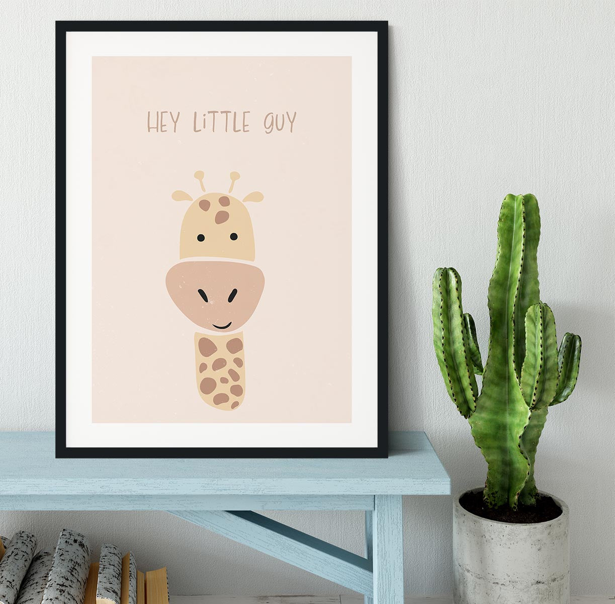 Giraffe nursery print Framed Print - 1x - 1