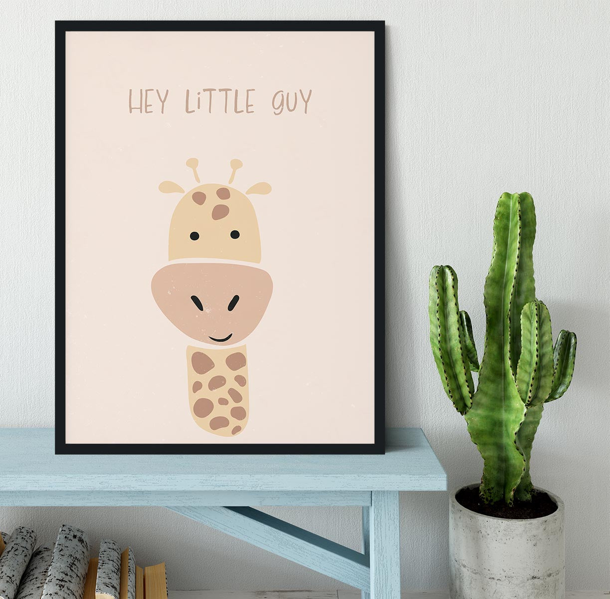 Giraffe nursery print Framed Print - 1x - 2