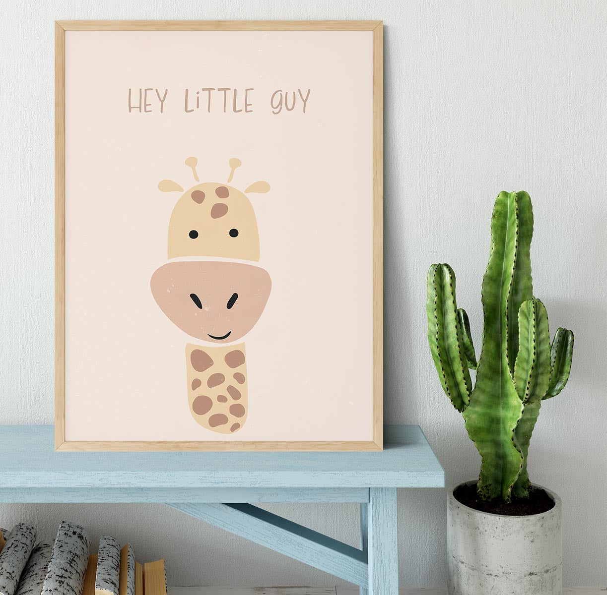 Giraffe nursery print Framed Print - 1x - 4