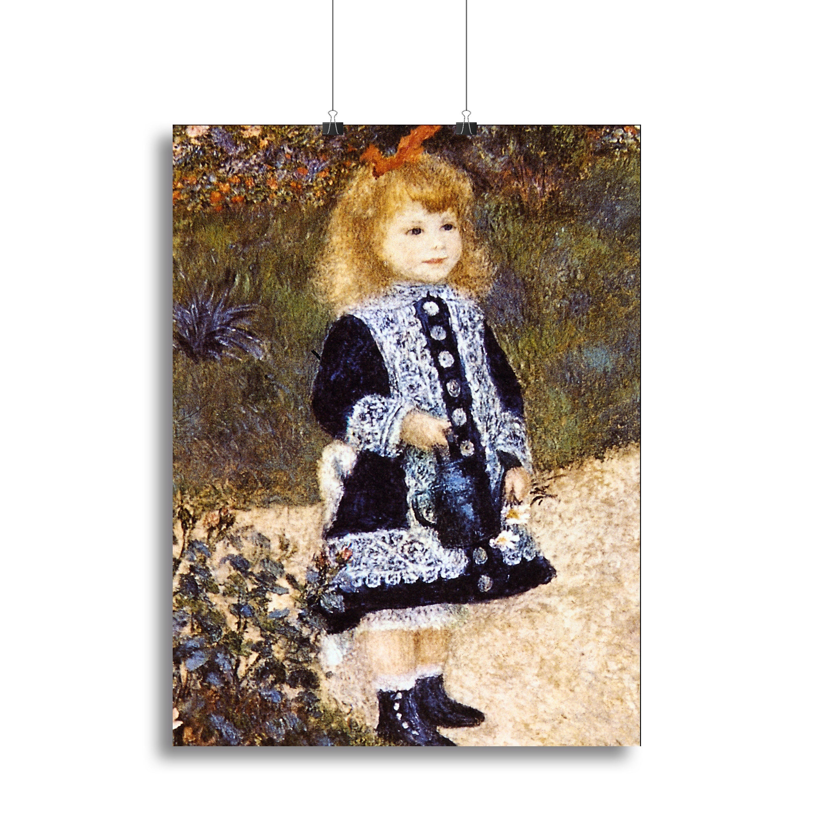 Girl with the Watering Can by Renoir Poster - Unframed