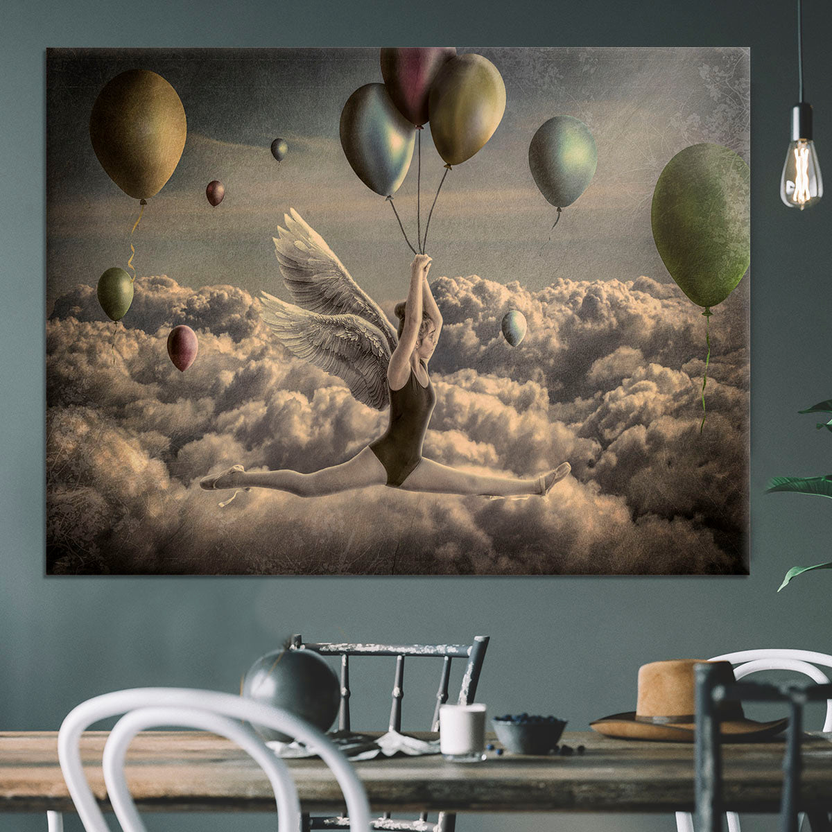 Go with the flow Canvas Print or Poster - 1x - 3