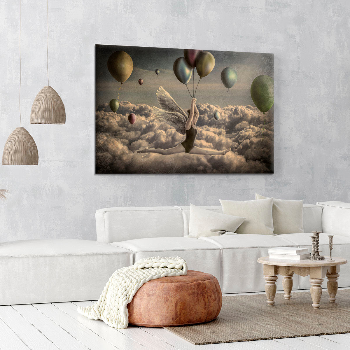 Go with the flow Canvas Print or Poster - 1x - 6