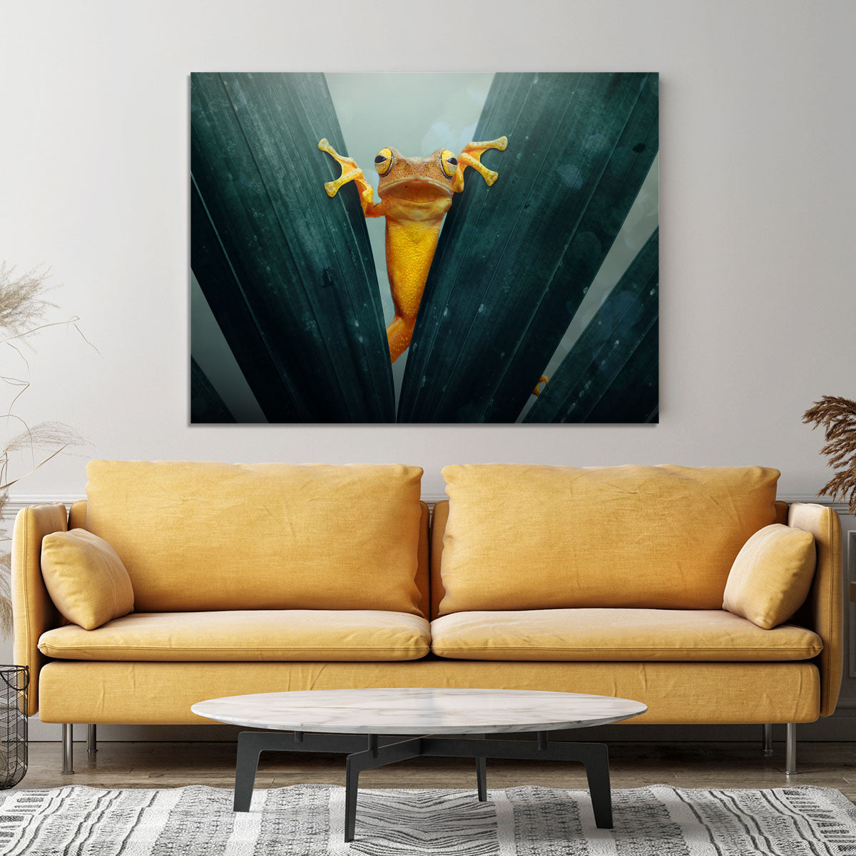 Gold Frog Canvas Print or Poster - 1x - 4