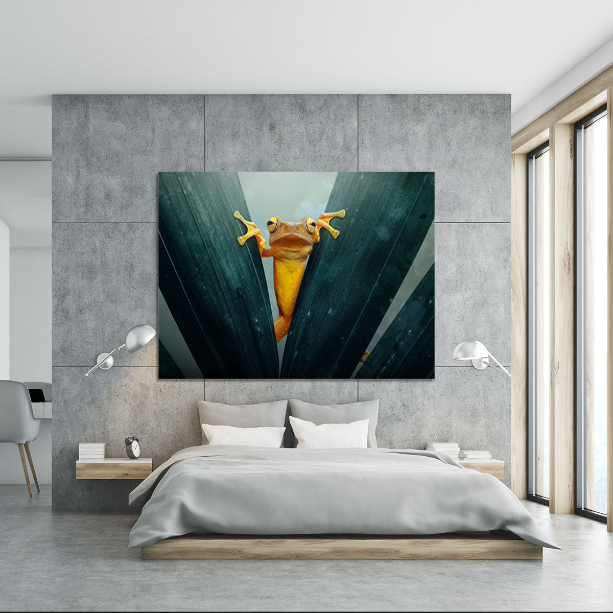 Gold Frog Canvas Print or Poster - 1x - 5