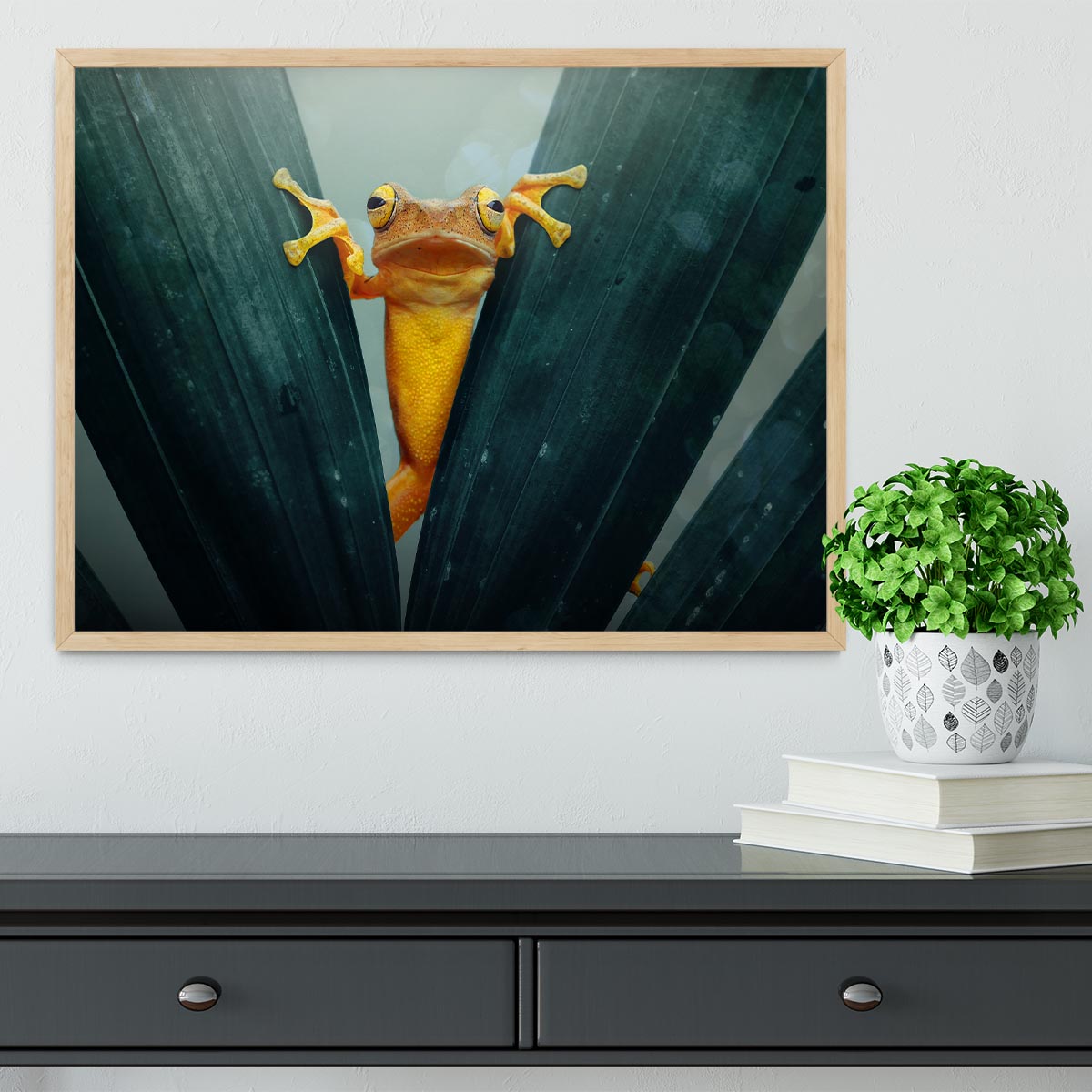 Gold Frog Framed Print - 1x - 4